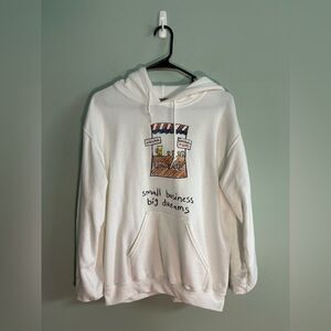 Barstool Sports Small Business Big Dreams Hoodie Mens Small Womens Medium